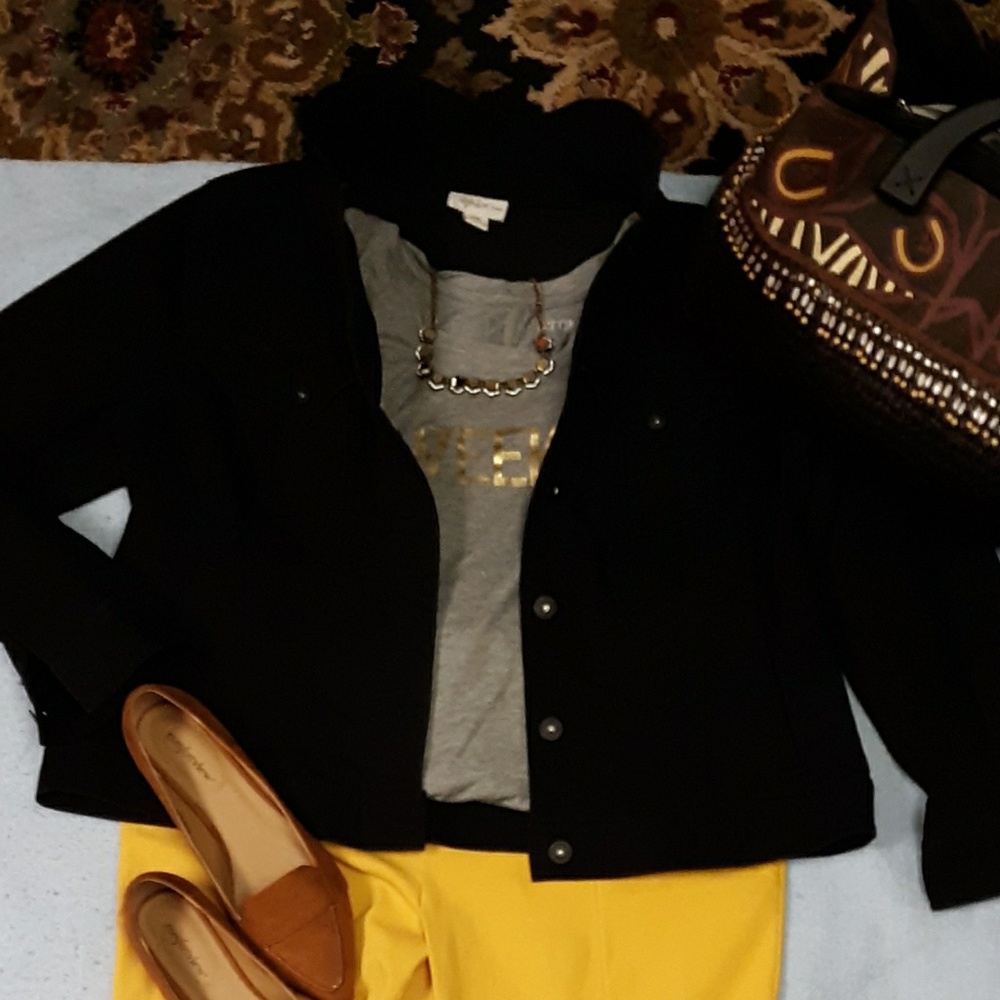 Black Denim Jacket by Style & co @ Macy's